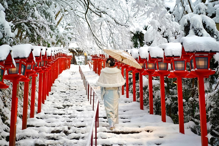 Kyoto: Arashiyama, Sanzen-in & Kifune Shrine Day Trip Departure from Osaka (Basic Package)