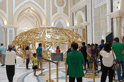 From Abu Dhabi : Sheikh Zayed Mosque & Qasr Al Watan Tour Sharing English Tour