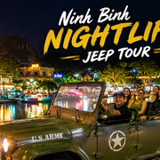 Ninh Binh Sunset, Nightlife, Street Food With Army Jeep Tour Ninh Binh Sunset, Nightlife, Street Food With Army Jeep Tour
