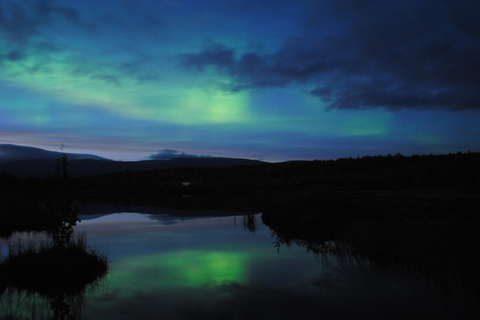 Abisko Autumn Aurora Fire Hike