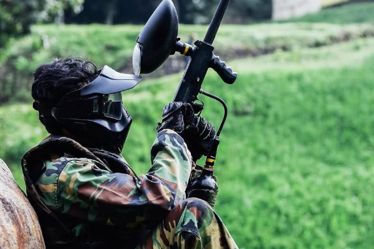 Ubud: Ayung River Rafting and Paintball Adventure with Lunch Ubud Rafting and Paintball with Lunch - No Transfers