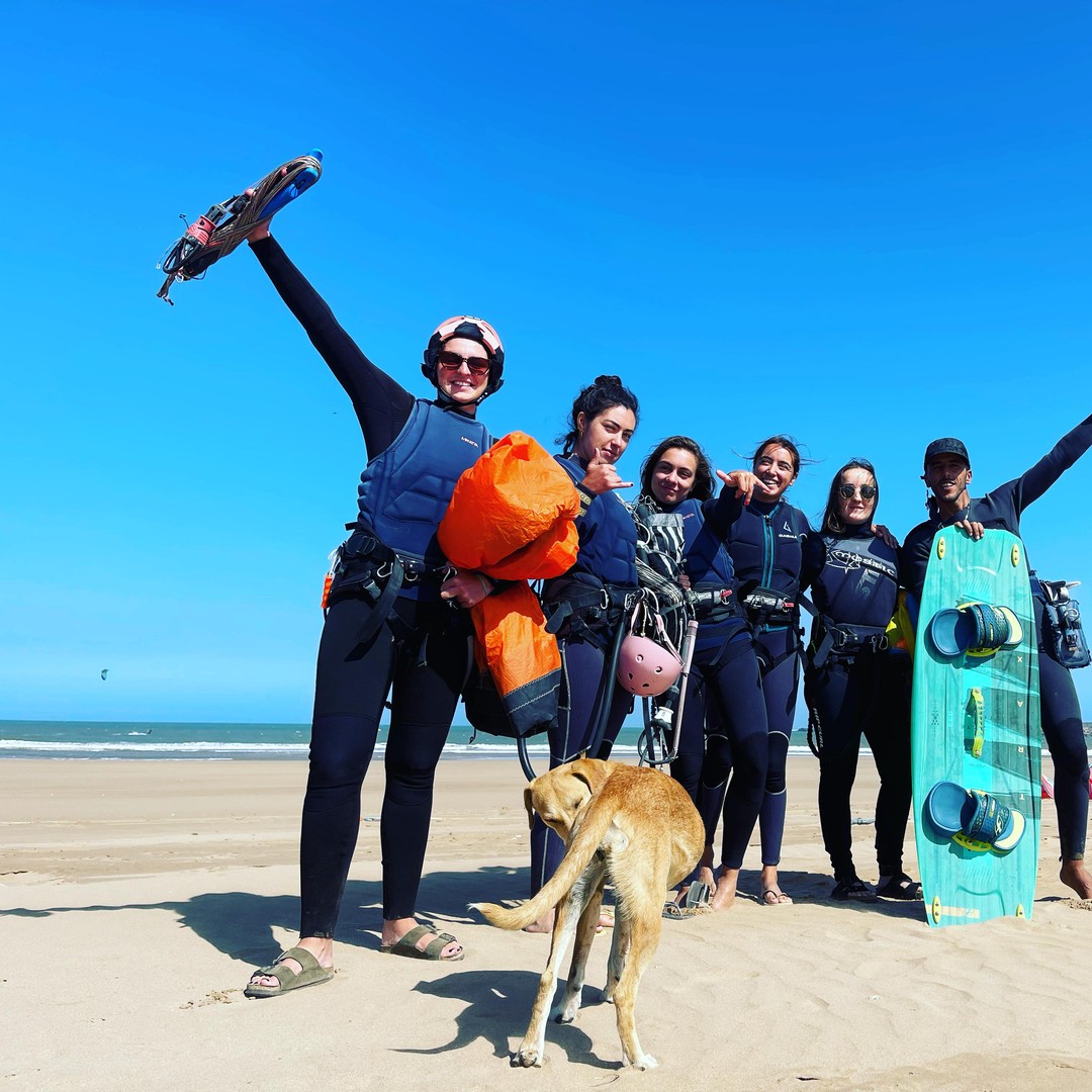 Kitesurf à Sidi Kaouki – Petit groupe, coaching expert