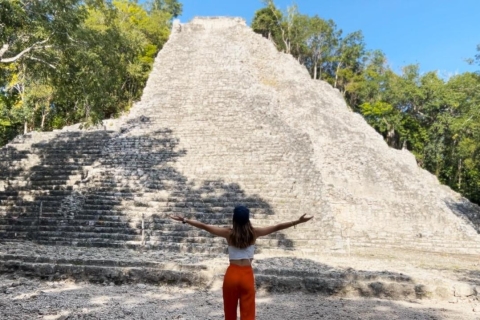 Au départ de Cancun : Visite guidée de Coba, Tulum et des traditions mayasAu départ de la Riviera Maya : Circuit Coba, Tulum et traditions mayas