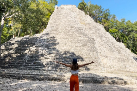 From Cancun: Coba, Tulum & Mayan Traditions Guided Tour From Riviera Maya: Coba, Tulum & Mayan Traditions Tour