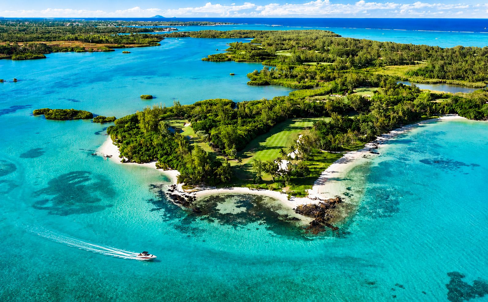 Mauritius: 5-Inseln-Schnellboot-Erlebnis in der Lagune mit Barbecue