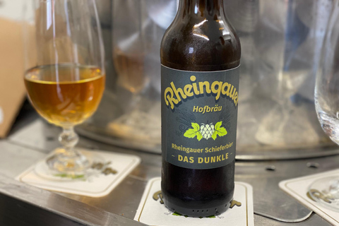 Rheingauer Gutsbräu - Degustazione di birra a Rüdesheim sul RenoRheingauer Gutsbräu - Degustazione di birra a Rüdesheim am Rhein