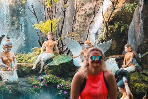 Chiang Mai: Chiang Rai-Branco-Azul-Big Buddha &amp; Lalitta Café[Privado ] Chiang Rai-Branco-Blue-Big Buddha &amp; Lalitta Café