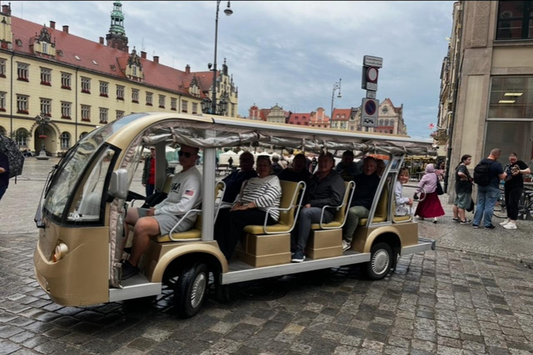 Tour di 1,5 ore in minibus elettrico tra i nani di Wrocław e le sue attrazioni1 ora: Città Vecchia, Università, Mercato, Isola della Cattedrale