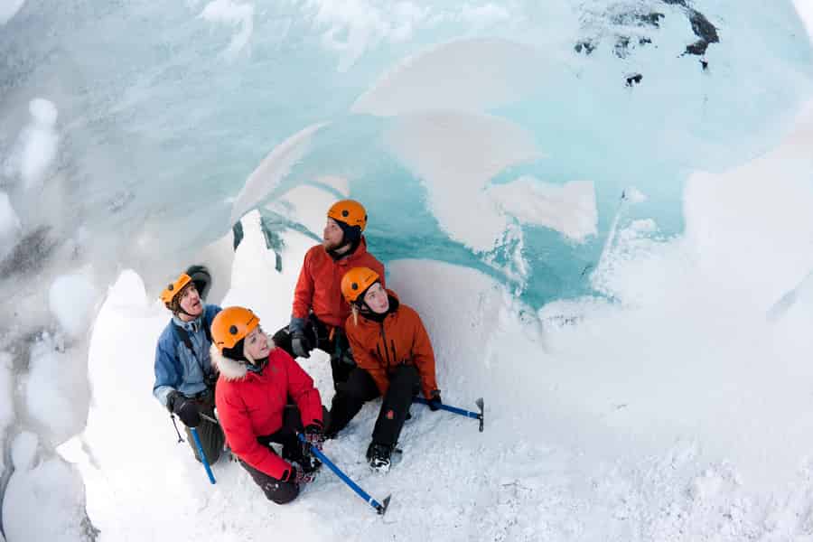 Sólheimajökull: Blaueis-Gletscherwanderung bei Vík. Foto: GetYourGuide Sólheimajökull: Blaueis-Gletscherwanderung bei Vík. Foto: GetYourGuide