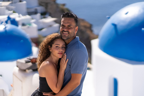 Santorini: Fotosessie met een professionele fotograaf