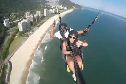 Rio de Janeiro; Paragliding tandem flights with Tandemflyrio