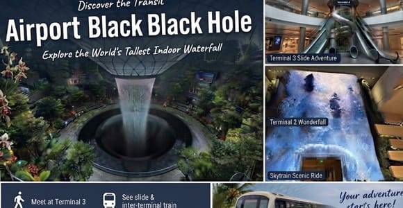 Singapore Black Hole: Discovery Walking Tour in Airport