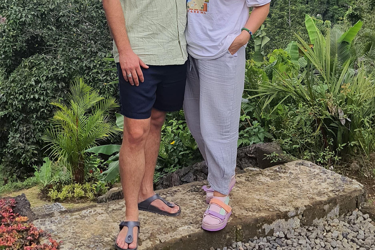 乌布猴林、梯田、秋千、寺庙和瀑布乌布猴林、水稻梯田、秋千、寺庙和瀑布