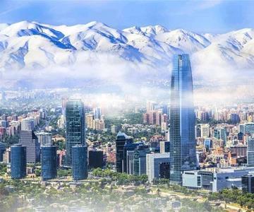 Santiago: Private tour, historic center, high altitude viewpoint, cable car