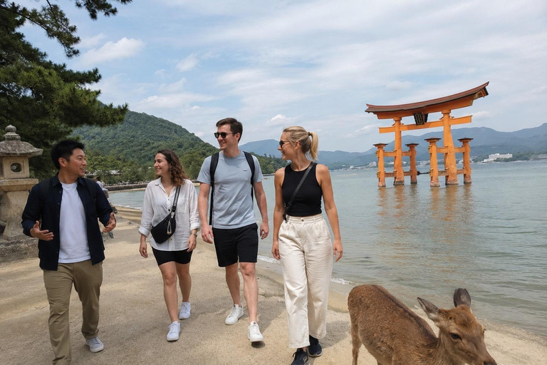 Hiroshima: Miyajima Island Guided Walking Tour with Ferry