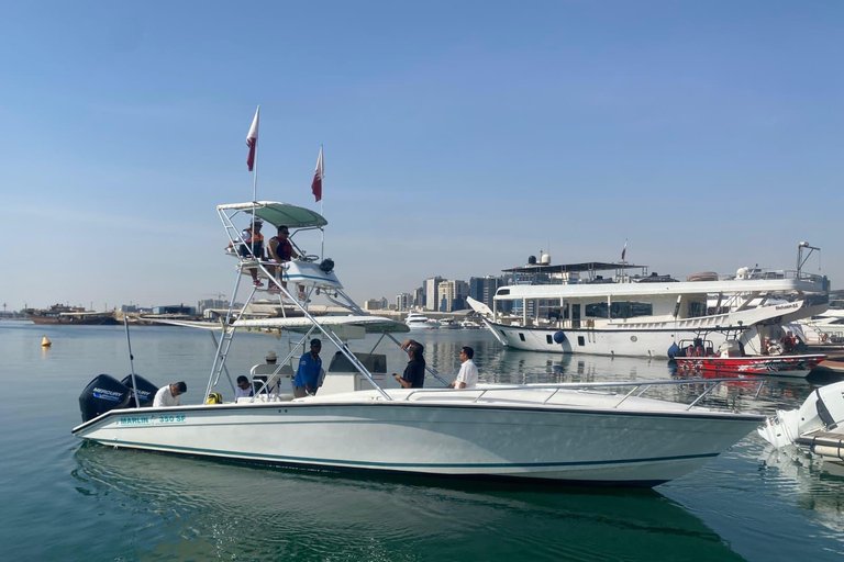 Doha: Safliyah Island Boat Trip with Refreshments