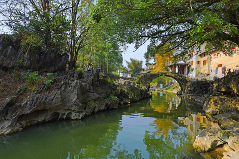 Guilin: Collina della proboscide dell&#039;elefante, grotta del flauto di canna e città vecchia di Daxu