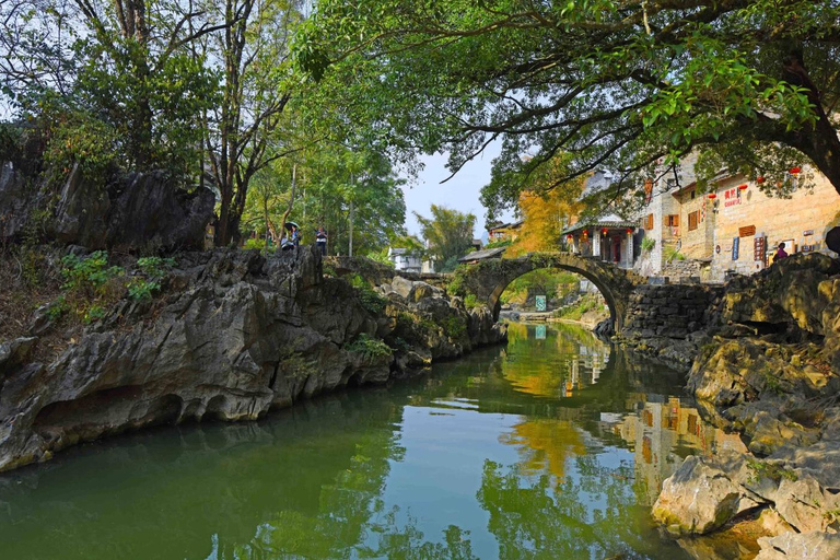 Guilin: Collina della proboscide dell&#039;elefante, grotta del flauto di canna e città vecchia di Daxu