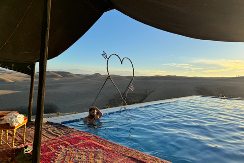 Pase de un día en el desierto de Agafay : Piscina y almuerzo