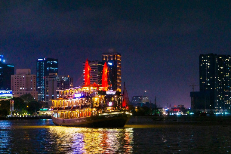 Saigon River: Dinner Cruise with City Lights & Live Music Dinner Cruise Ticket (No Transfer)