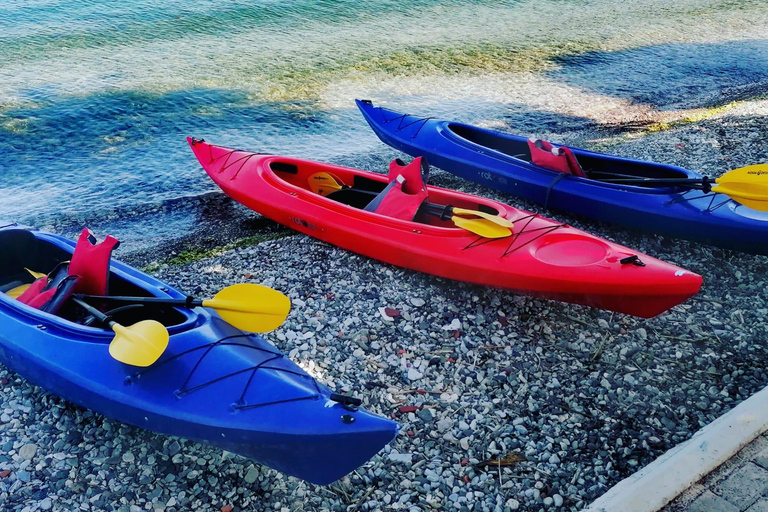 Kayaking Lake Ohrid with BBQ, from Ohrid.