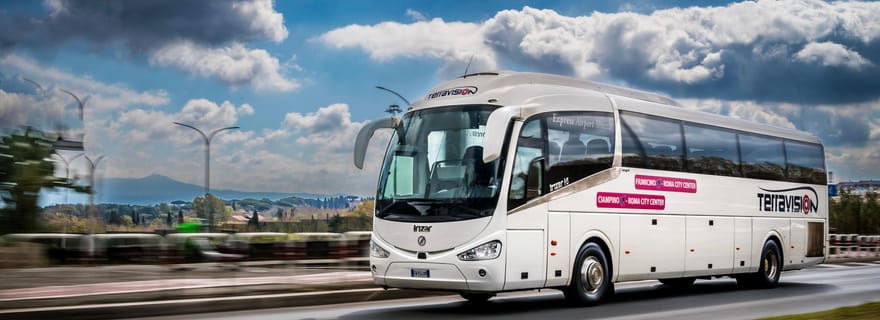 Aeroporto di Fiumicino (FCO): trasferimento in autobus da/per Roma Termini