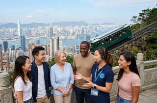 Hongkong-Tagestour: Peak Tram mit bevorzugtem Zugang, Stadtrundgang und Dim Sum
