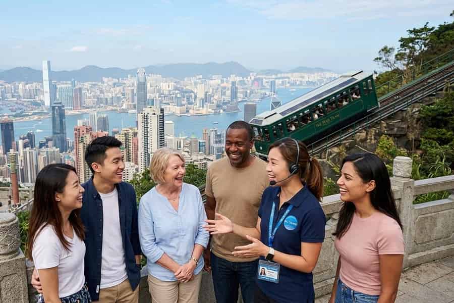 Hongkong-Tagestour: Peak Tram mit bevorzugtem Zugang, Stadtrundgang und Dim Sum. Foto: GetYourGuide Hongkong-Tagestour: Peak Tram mit bevorzugtem Zugang, Stadtrundgang und Dim Sum. Foto: GetYourGuide