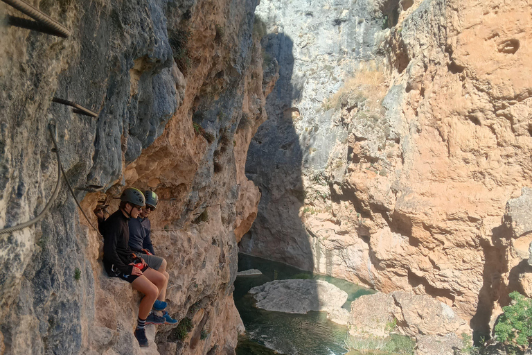 Madrid: Via Ferrata Avontuur met Vervoer