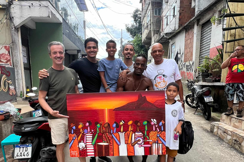 Favela Art Walk in Ipanema – Meet Artists & Buy Local Art