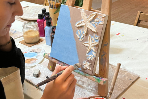 Antalya Relief Technique Canvas Painting Workshop 3D Texture