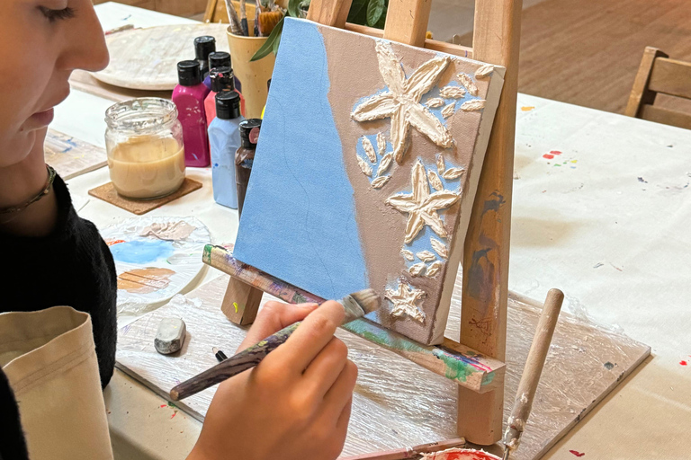 Antalya Relief Technique Canvas Painting Workshop 3D Texture