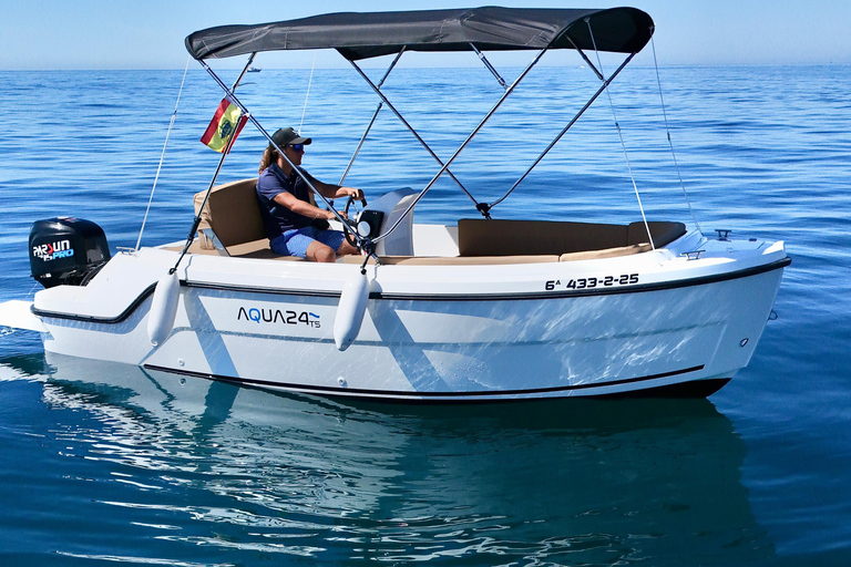 ماربيا: تأجير قوارب بدون ترخيص لمشاهدة الدلافينإيجار لمدة 30 دقيقة