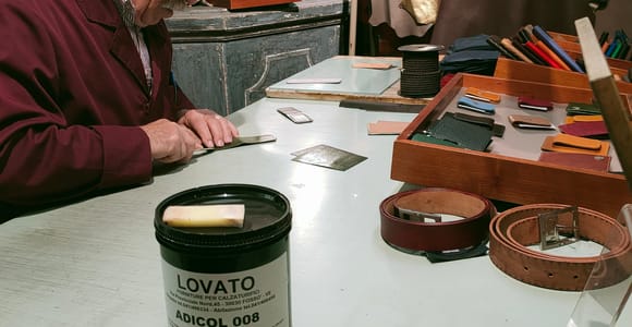 Florence: Bottega Michelangelo Leather Workshop Tour