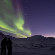 Longyearbyen : excursion en motoneige à la recherche des aurores boréales, 8 personnes maximum
