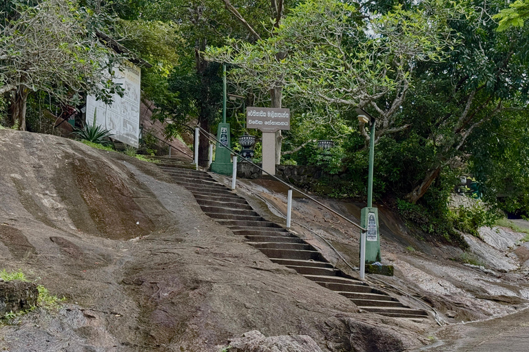 From Colombo: Cave Temples, Jungle Trek & Waterfall Swim