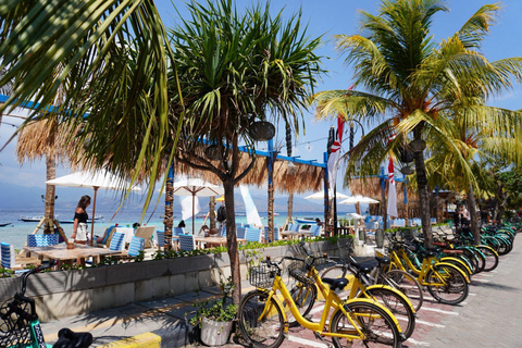 Gili Trawangan: tour in bici, punto panoramico e paddle boardingGili Trawangan: tour in bici, panoramico e paddle boarding