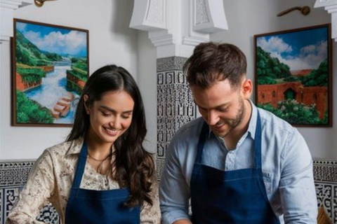 Matlagningskurs i marockansk mat med en lokal kock i Marrakech