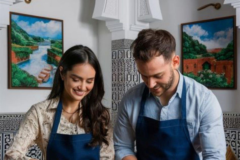 Matlagningskurs i marockansk mat med en lokal kock i Marrakech