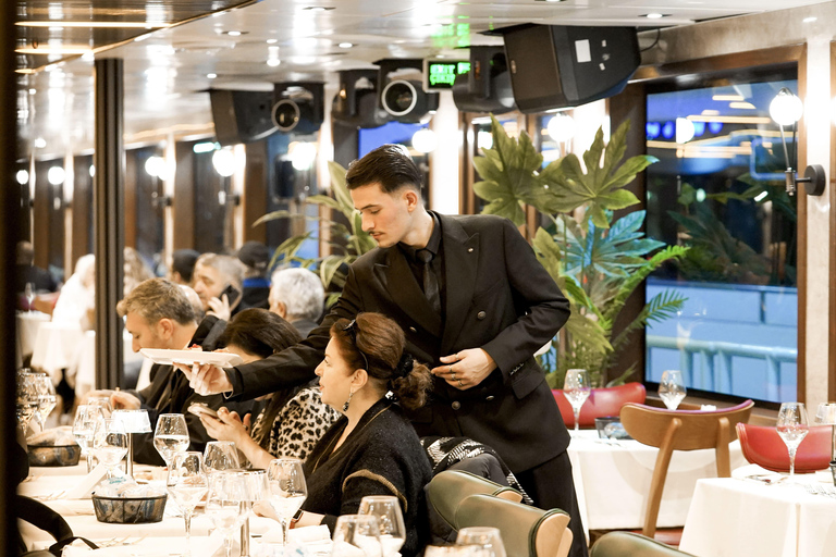 Istanbul: Luxury Dinner Cruise Pickup Include Menu + Soft drinks + Meeting point