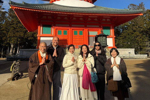 From Osaka/Kyoto: Mt. Koya & Nachi Falls Private Day Trip