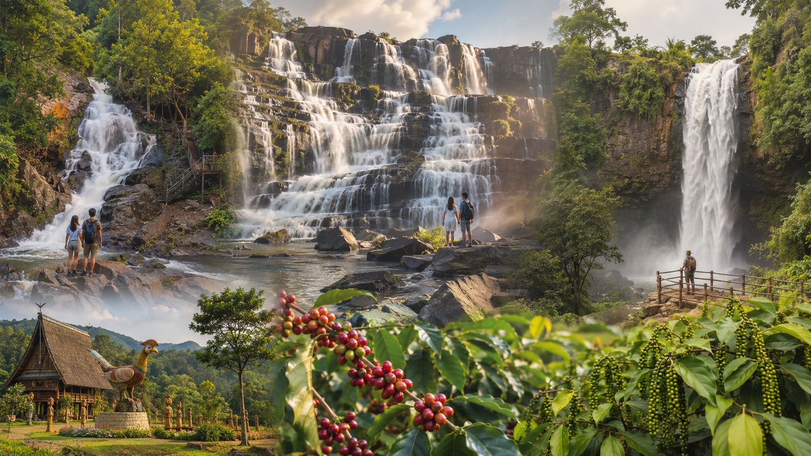 Tour zu 3 Wasserfällen in Dalat mit Alpine Coaster