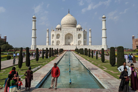 From Delhi: Sunrise Taj Mahal and Agra Fort Private Tour Tour with Car, Driver, and Tour Guide