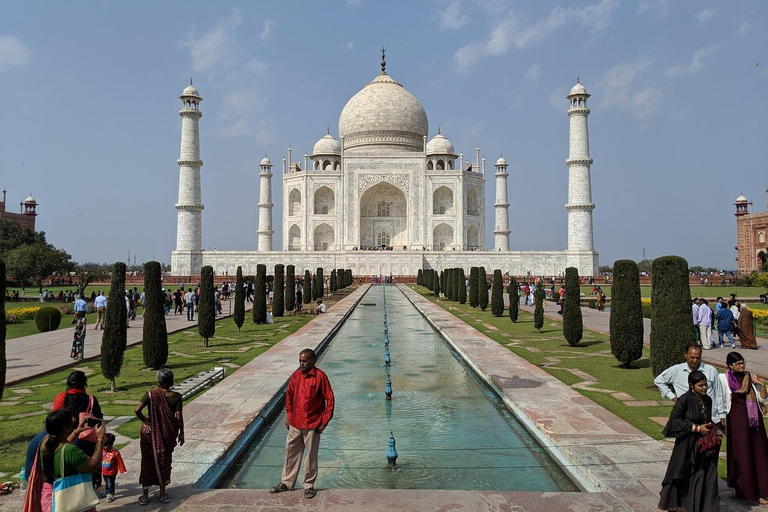 From Delhi: Sunrise Taj Mahal and Agra Fort Private Tour Tour with Car, Driver, and Tour Guide