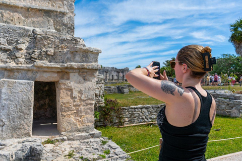 Riviera Maya: Tulum en Coba Ruïnes Tour met cenote zwemmenKlassieke rondreis vanuit Cancún