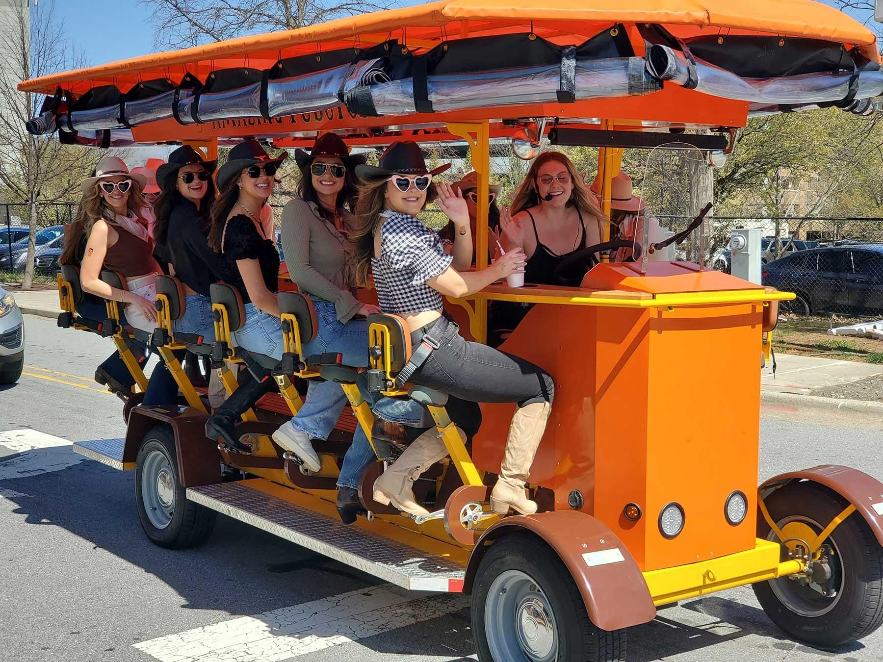 Asheville: Private Pubcycle-Tour mit Bar-Stopp