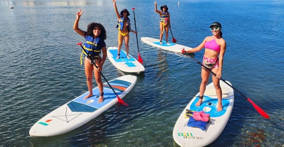 San Juan: Paddleboard Rental at Condado Lagoon