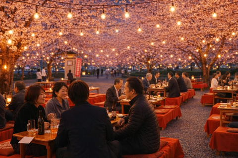 Limited Kyoto Evening: Sakura, Sake & Night Festival Vibes Package A: Cherry Blossom Limited - Sakura Drinking Party