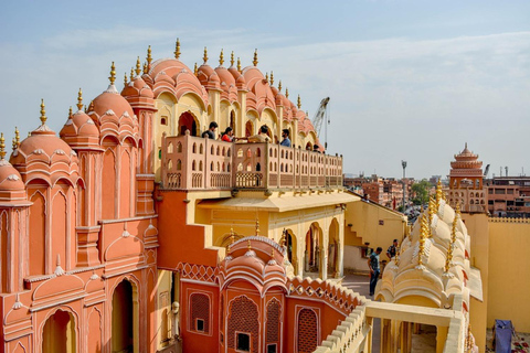 Von Jaipur aus: Jaipur Sightseeing mit Galta G TempleTour ohne Mittagessen und Eintrittsgelder für Denkmäler