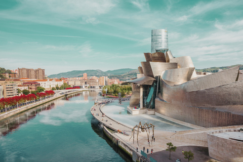 Bilbao: Private Guided Tour with Your Mobile Phone Bilbao: The Code of the Consulate and the Old Town with Kit and Live Guide